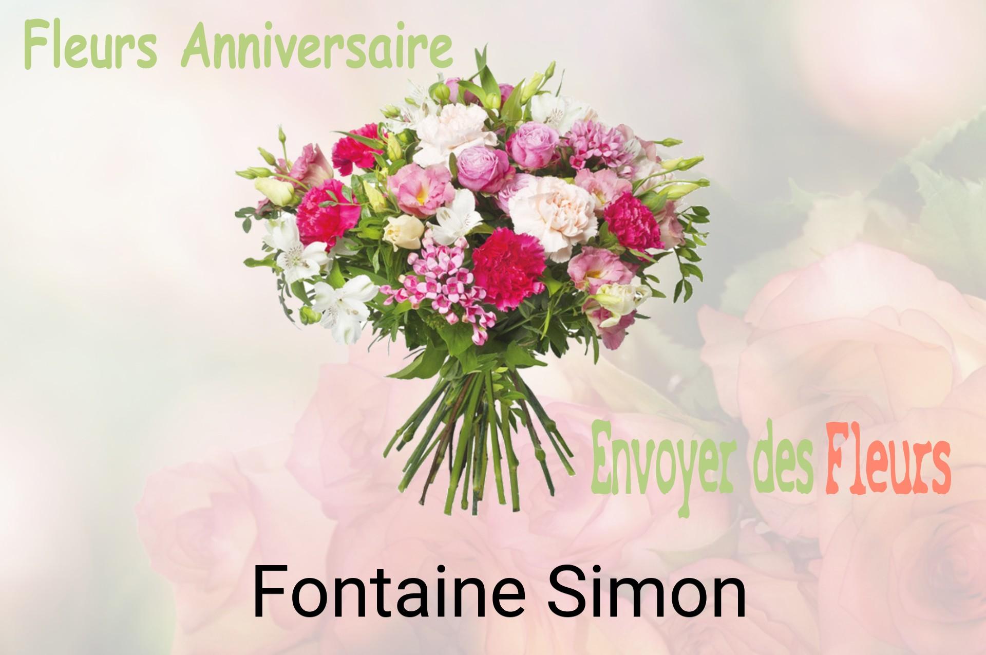 Bouquet de fleurs d’anniversaire livré à Fontaine-Simon